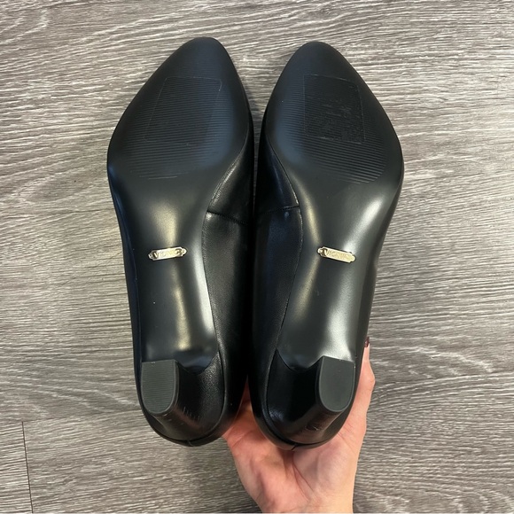 Vionic Women Madison Mia Black Pump Size 10 Block Heel Classic Capsule - Picture 8 of 10